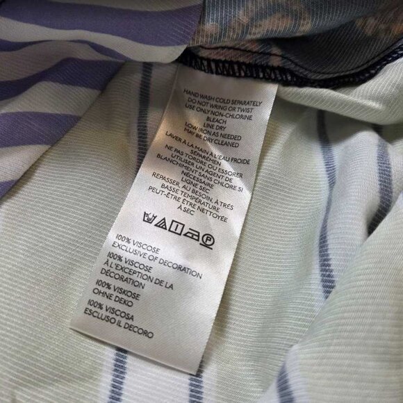 New S Anthropologie The Soren mixed-print mini shirt dress by Maeve - Picture 6 of 11